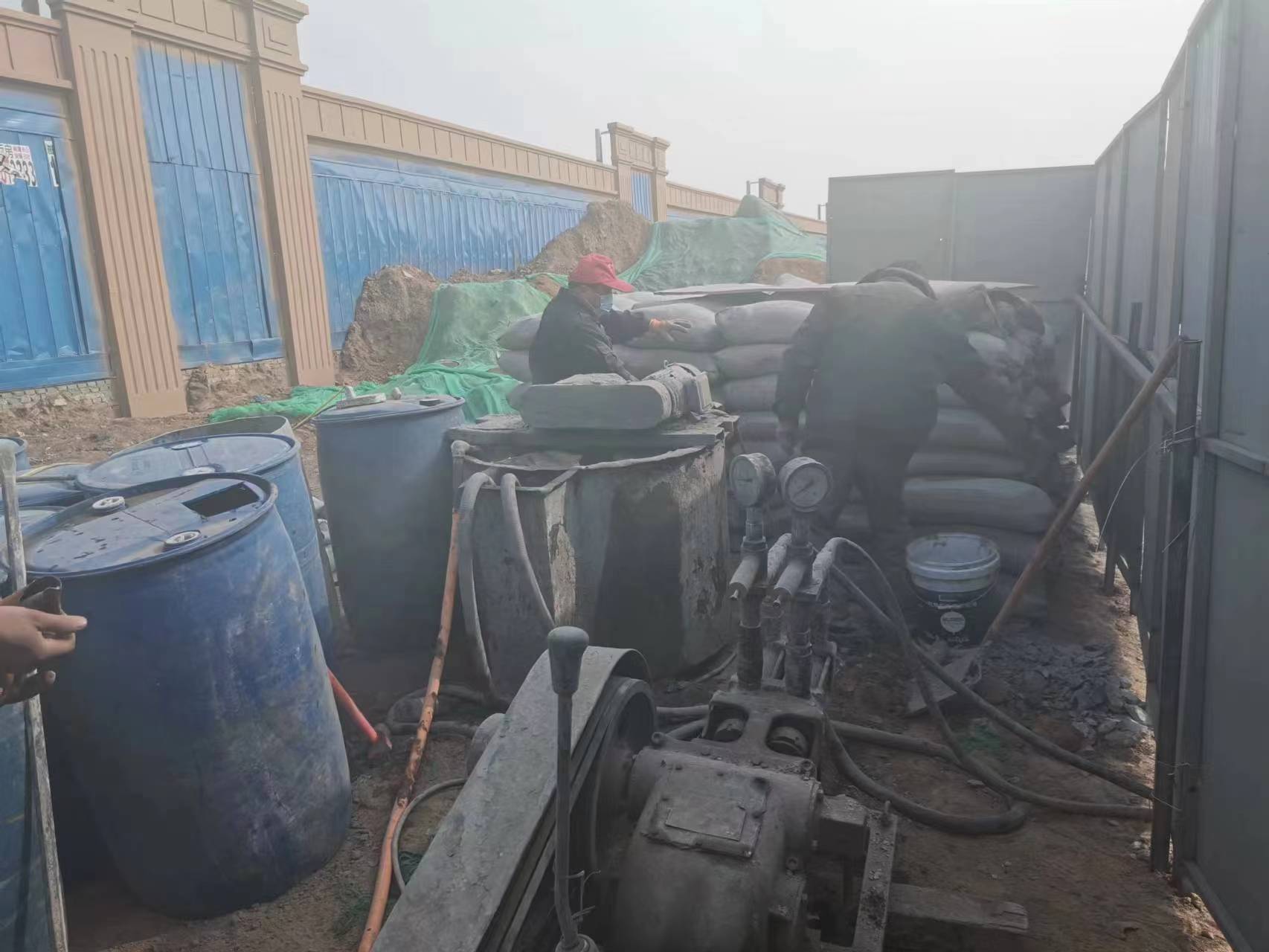 邛崃地基沉降注浆加固